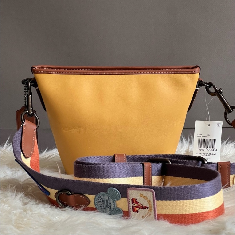 NWT Disney x COACH Walt Disney World 50th Anniversary Bucket Bag
